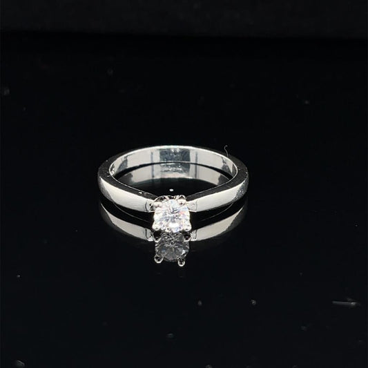 Anillo compromiso Plata #8996