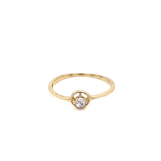 Anillo Oro Dama 10k  #6466