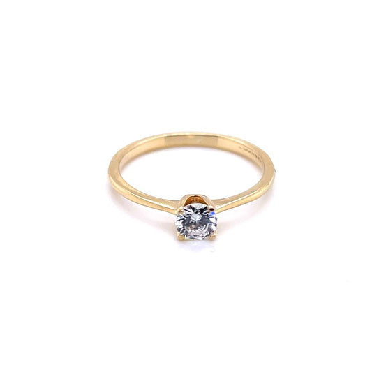 Anillo compromiso Oro 10k #9342