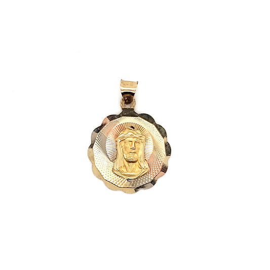 Medalla Oro Amarillo 10k #5271
