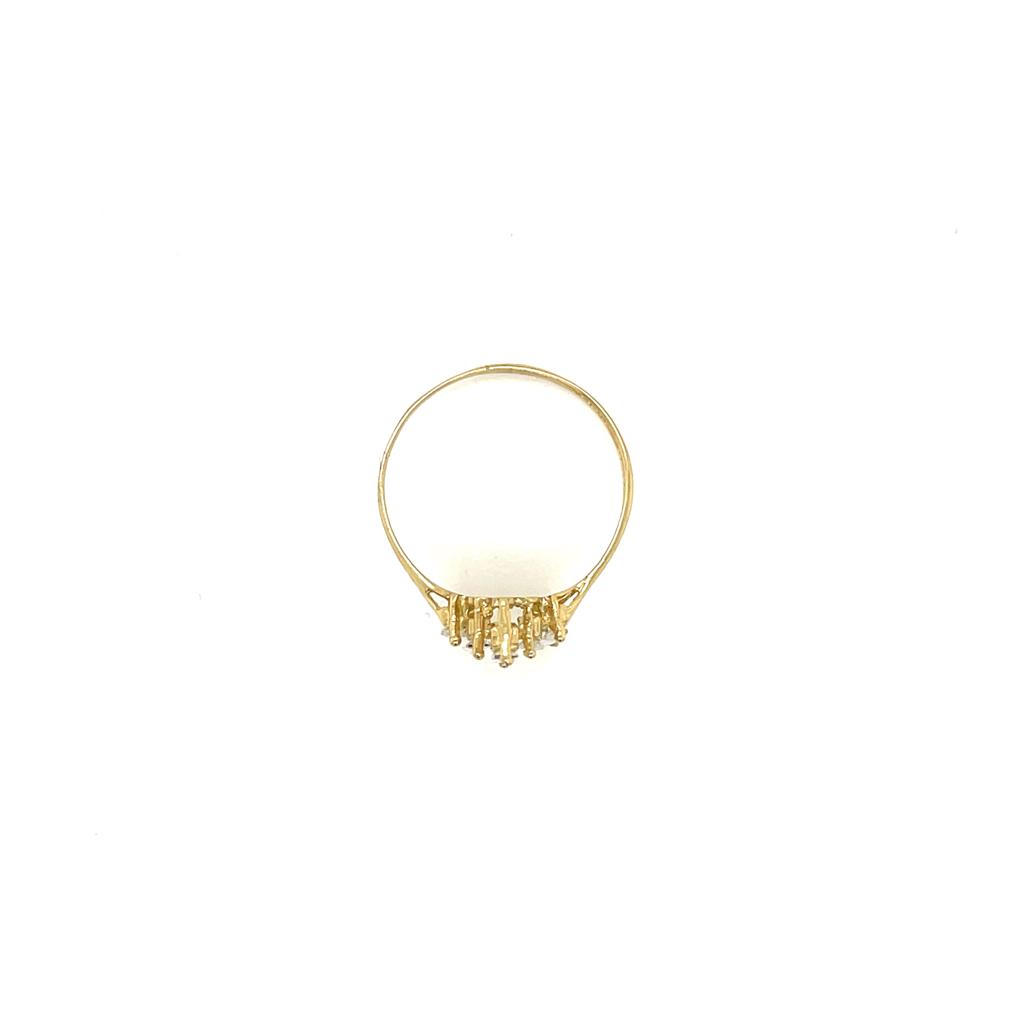 Anillo Oro 10k  15 años #9596