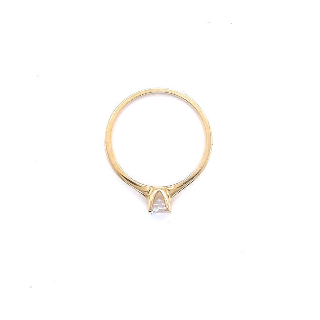 Anillo compromiso Oro 10k #9342