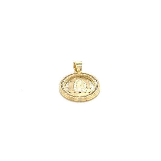 Medalla Oro Amarillo 10k #9605