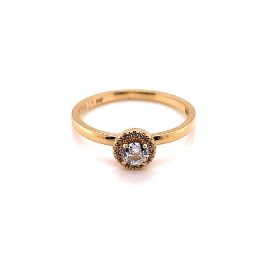 Anillo compromiso Oro 14k #9415