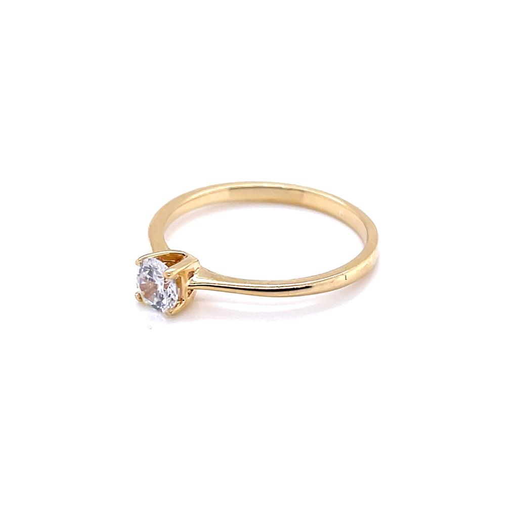 Anillo compromiso Oro 10k #9342