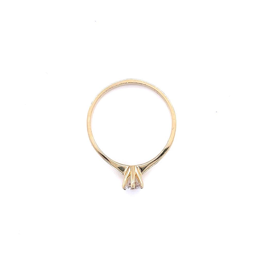 Anillo compromiso Oro 10k #9343