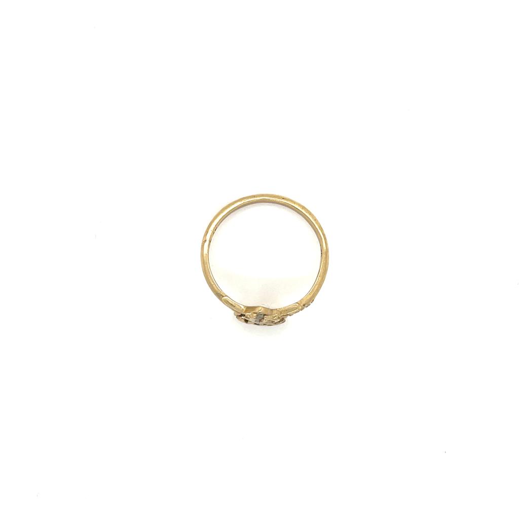 Anillo Oro 10k  15 años #9597