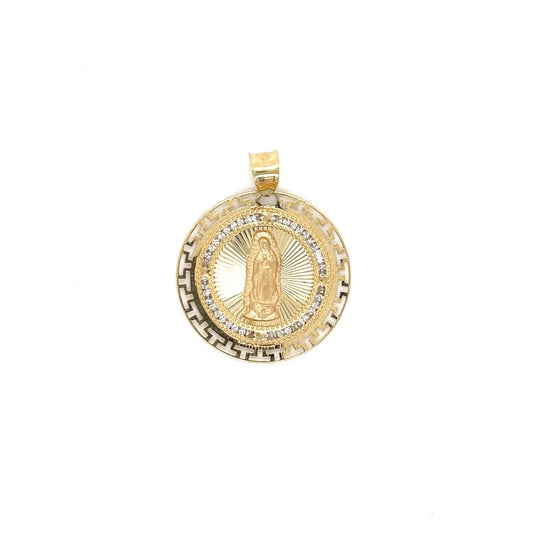 Medalla Oro Amarillo 10k #9607