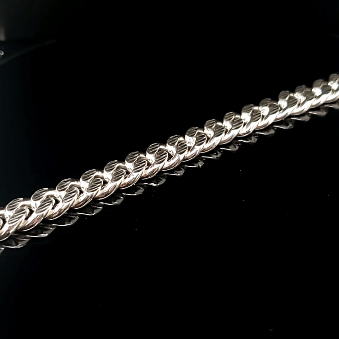 Pulso Plata Caballero  #8057