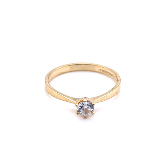 Anillo compromiso Oro 10k #9343