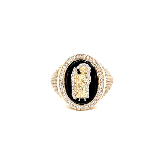Anillo Caballero Oro 10k #9087