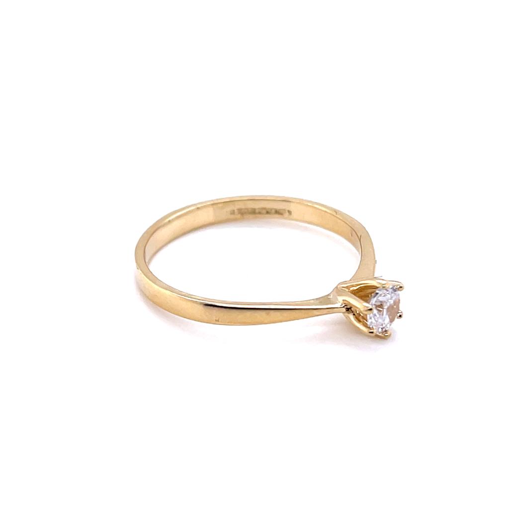 Anillo compromiso Oro 10k #9343