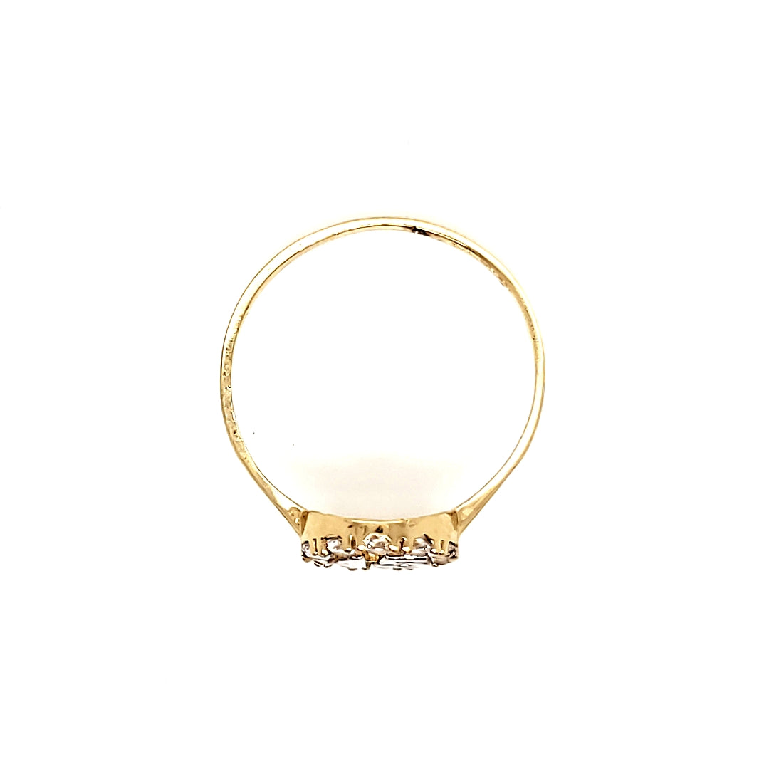 Anillo Oro 10k  15 años #4313