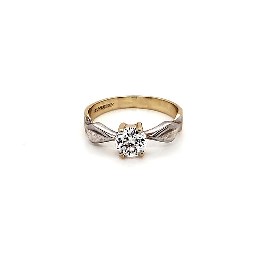 Anillo compromiso Oro 10k #3097