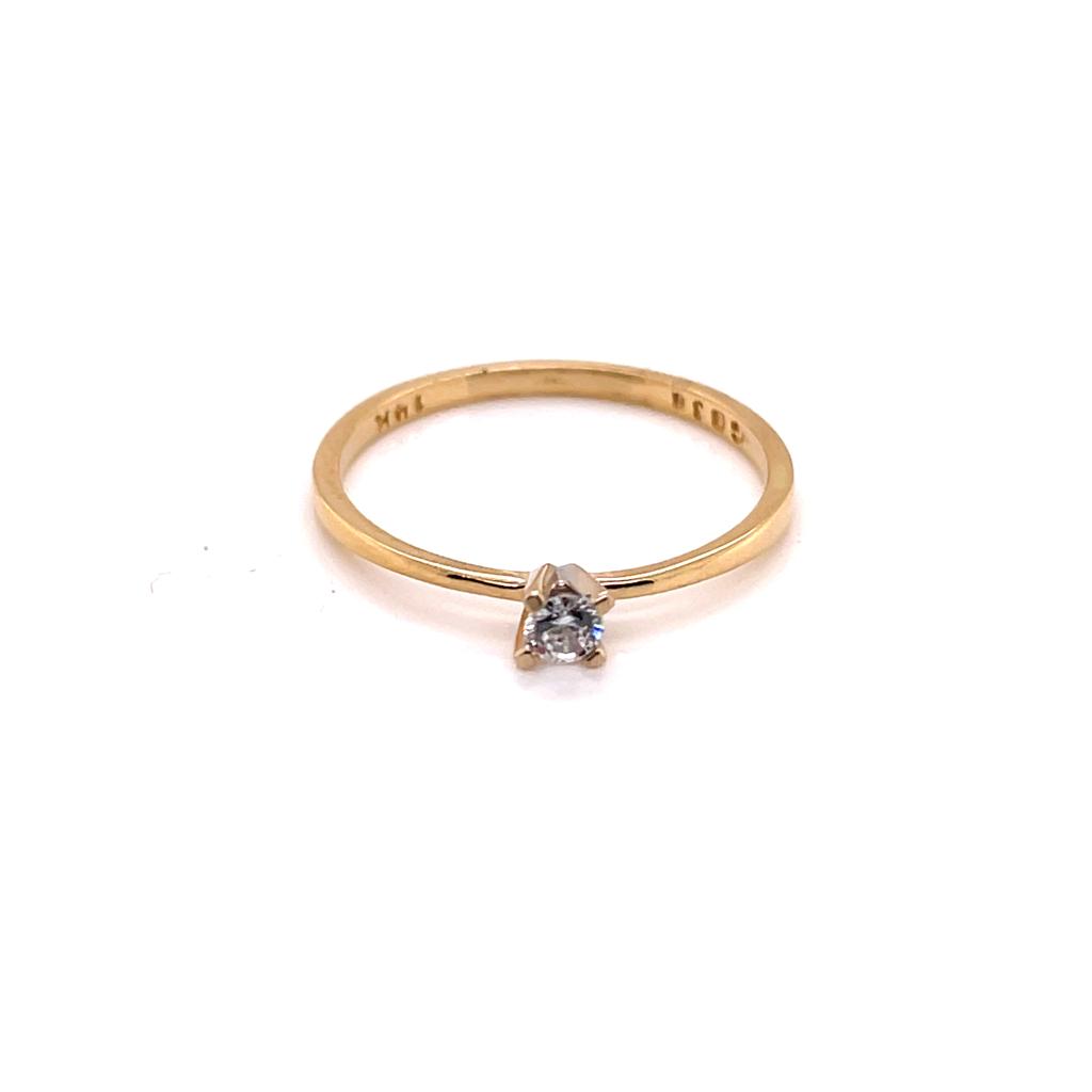 Anillo compromiso Oro 14k #9417