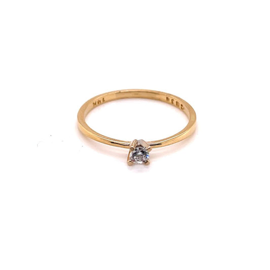Anillo compromiso Oro 14k #9417