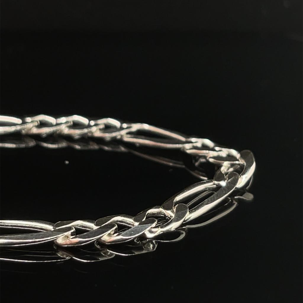 Cadena  Caballero Plata  #8954