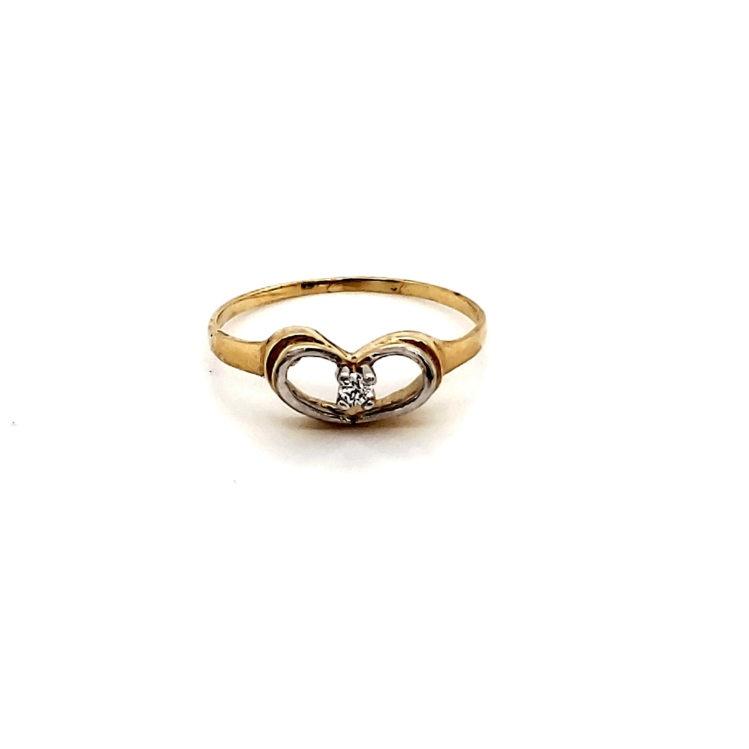 Anillo compromiso Oro 10k #5372