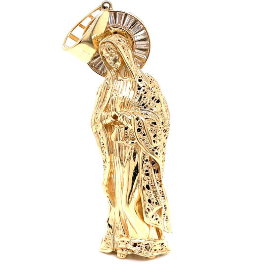 Dije Virgen Oro Amarillo 10k  #9067