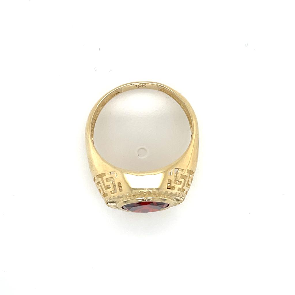 Anillo Caballero Oro 10k #9480