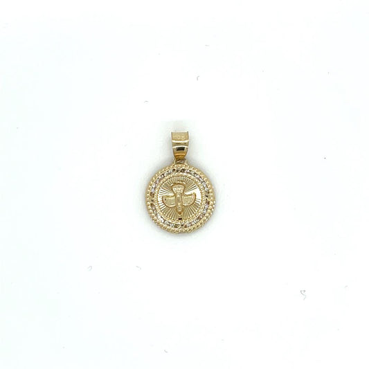 Medalla Oro Amarillo 10k #9487