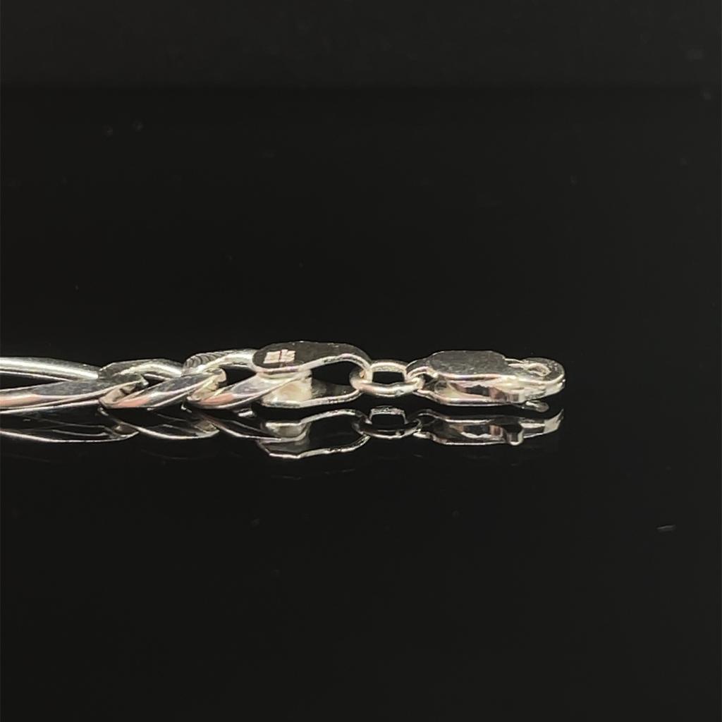 Cadena  Caballero Plata  #8960