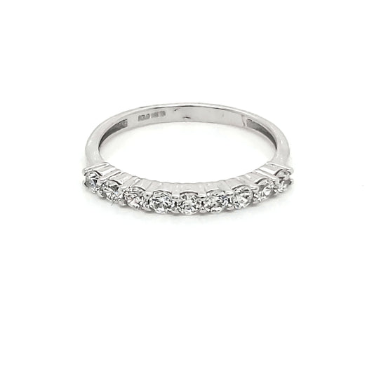 Churumbela Oro Blanco 14k #5994