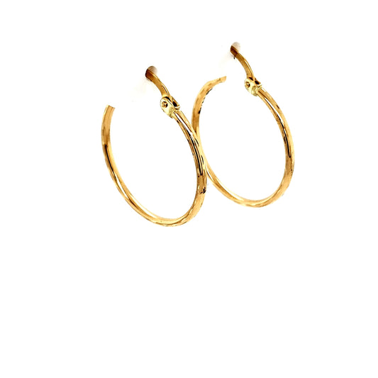 Arracada Oro 14k #7857