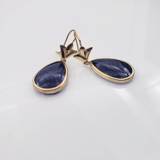 Aretes de oro 10k