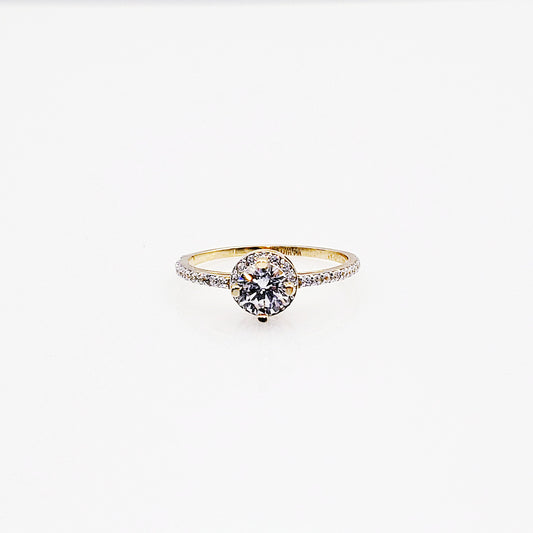 Anillo compromiso Oro 14k #5969