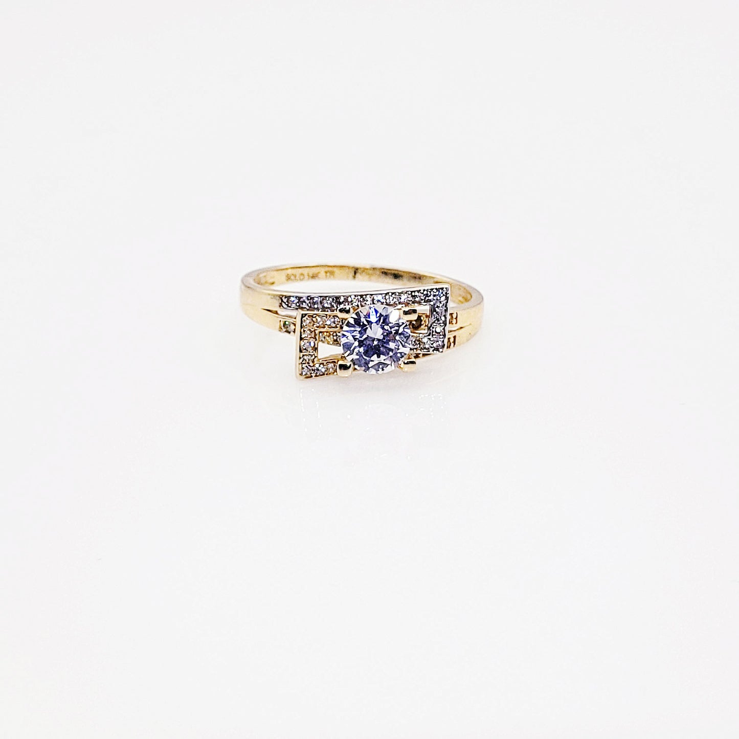 Anillo compromiso Oro 14k #3887