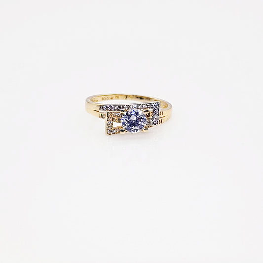 Anillo compromiso Oro 14k #3887