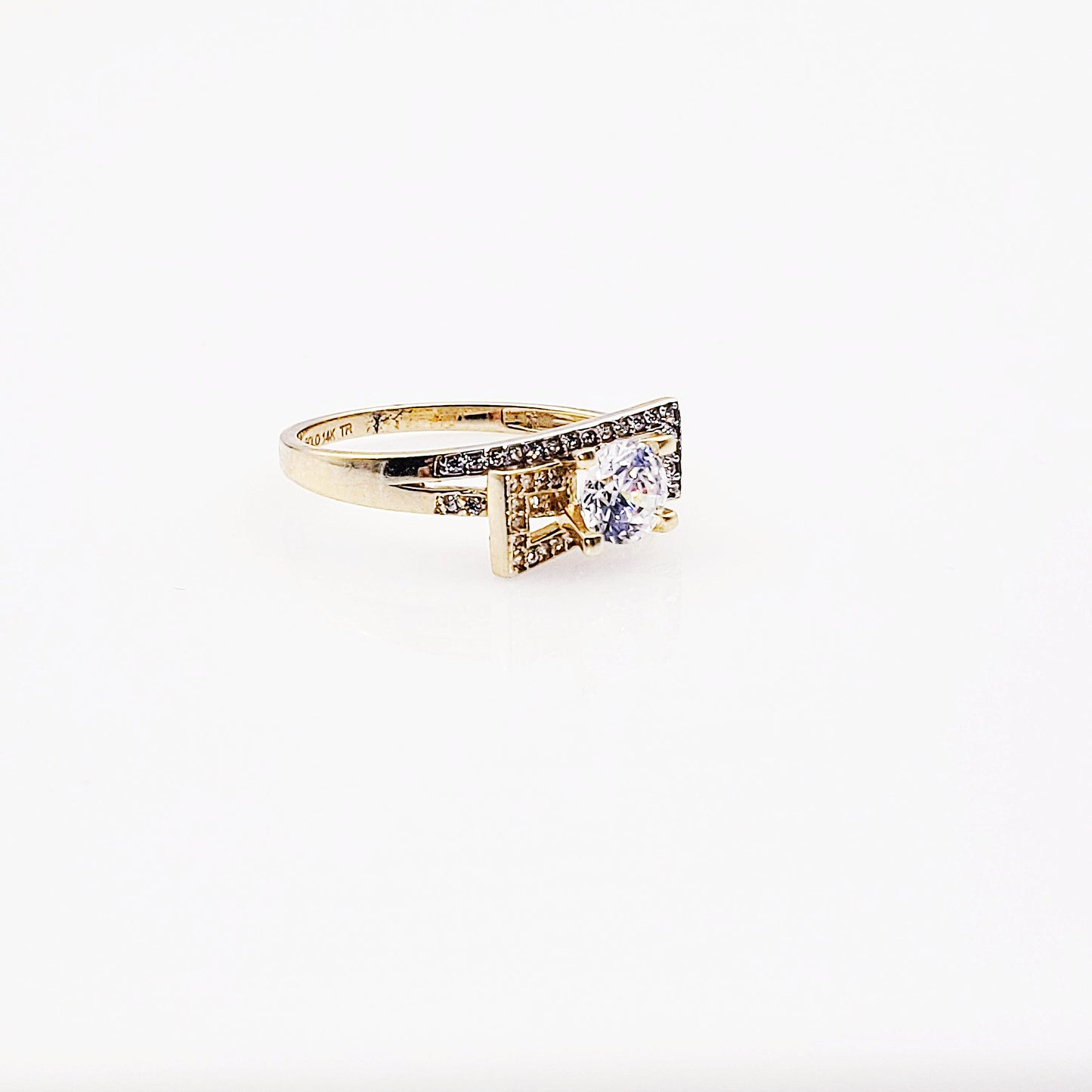 Anillo compromiso Oro 14k #3887