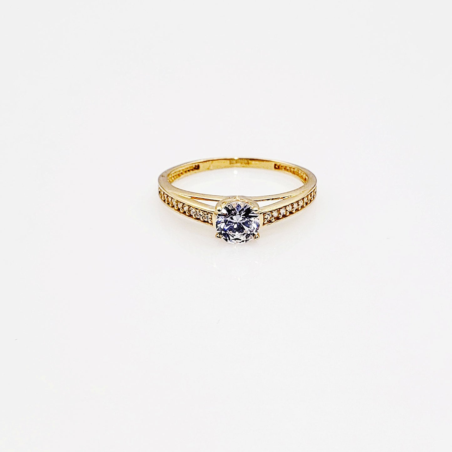 Anillo compromiso Oro 14k #7391