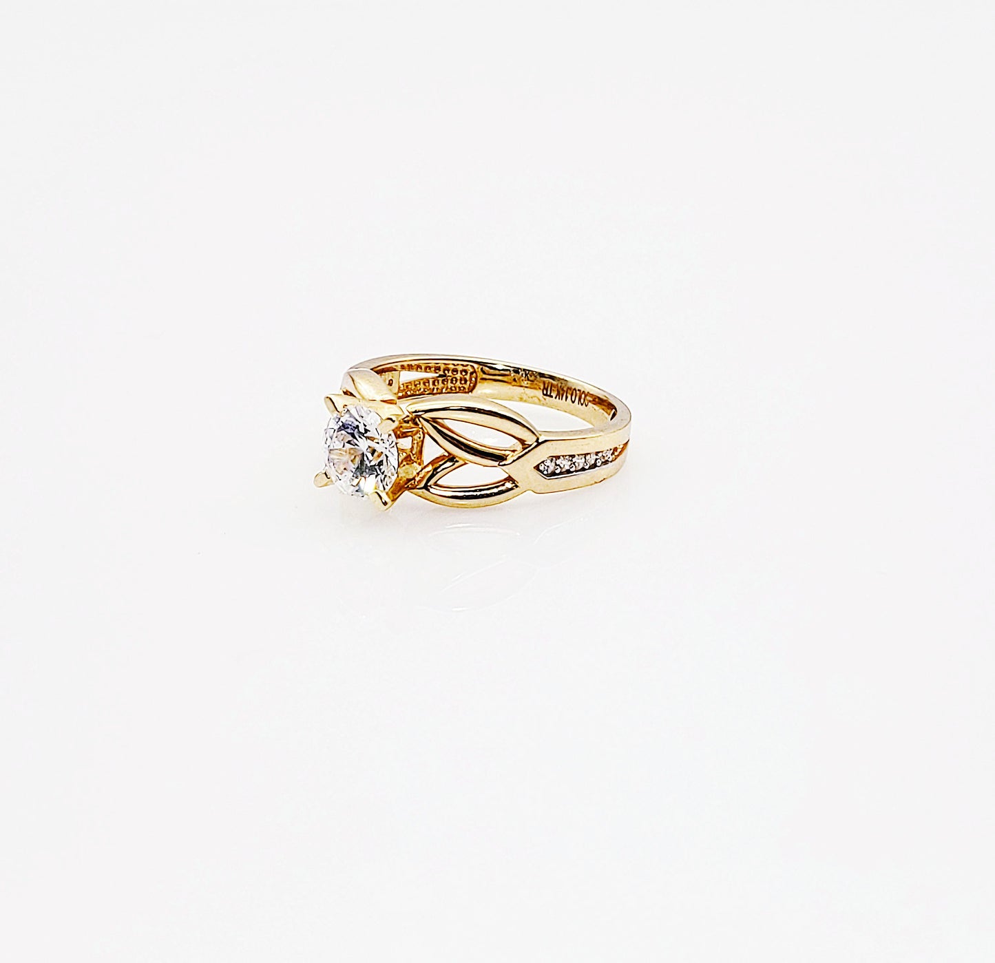 Anillo compromiso Oro 14k #3885
