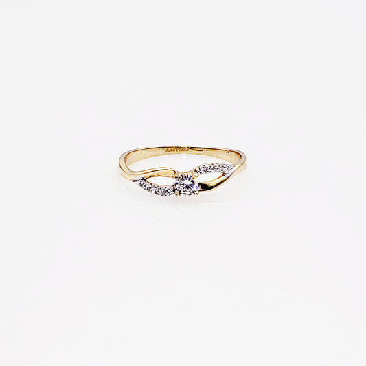 Anillo compromiso Oro 14k #6631