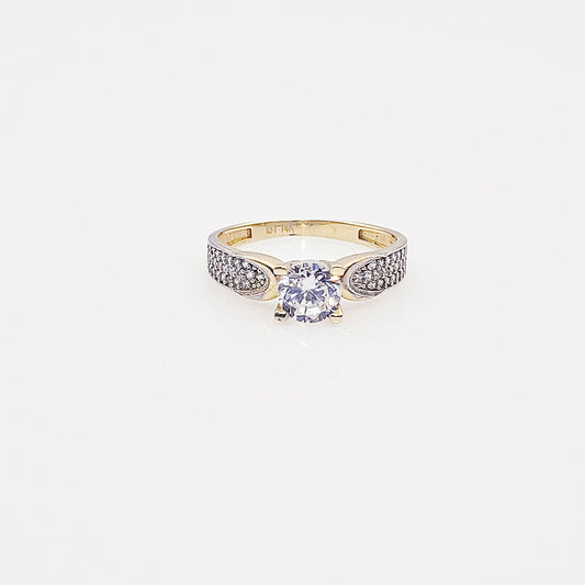 Anillo compromiso Oro 14k #2409