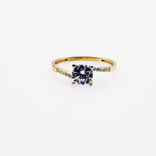 Anillo compromiso Oro 14k #7389