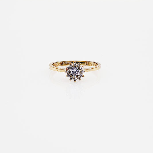 Anillo compromiso Oro 14k  #6625