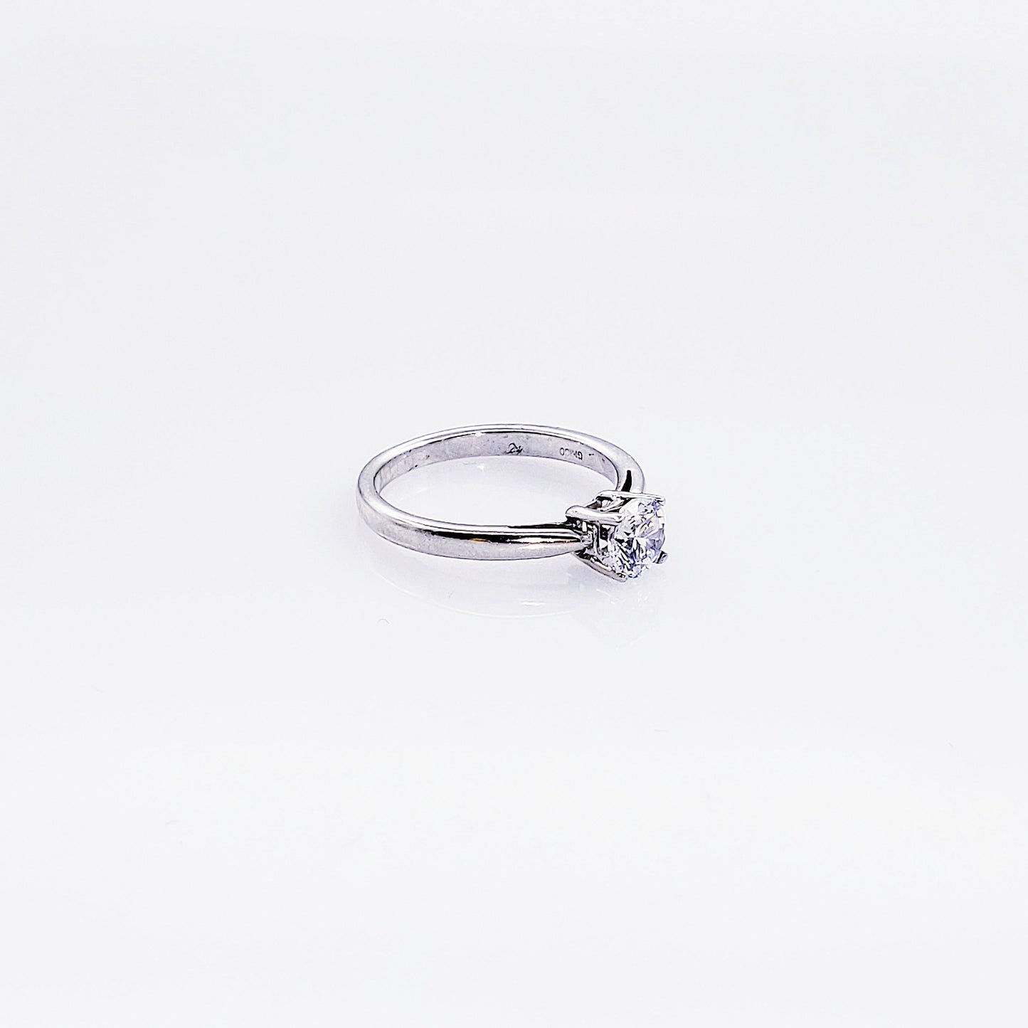 Anillo compromiso Oro Blanco 14k #2839