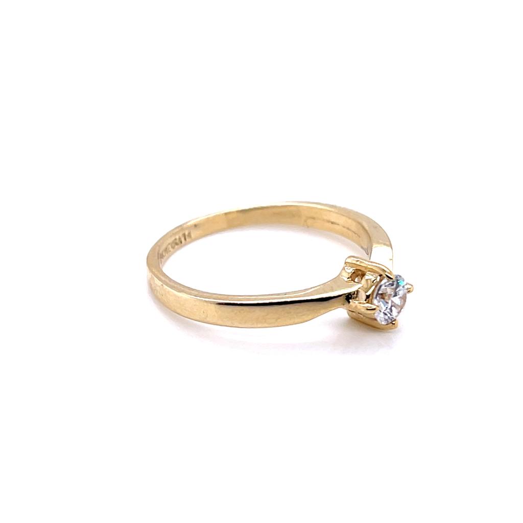 Anillo compromiso Oro 10k #9345