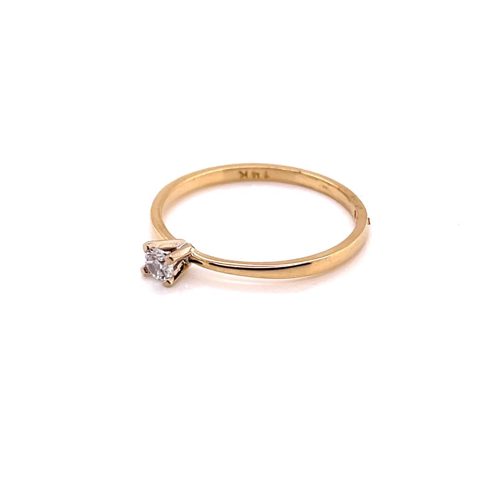 Anillo compromiso Oro 14k #9417