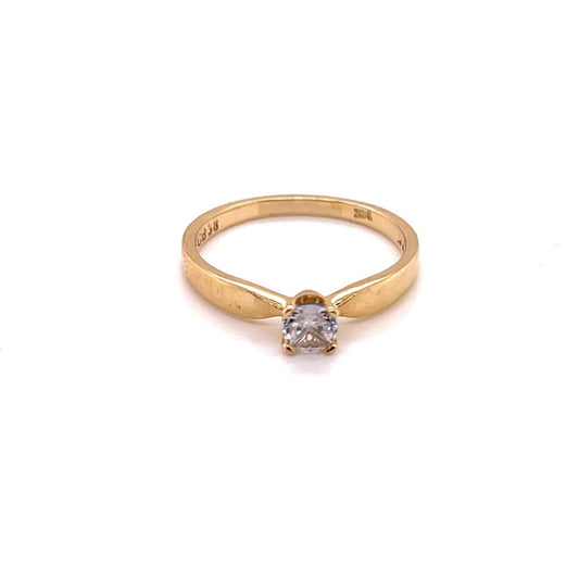 Anillo compromiso Oro 14k #9418