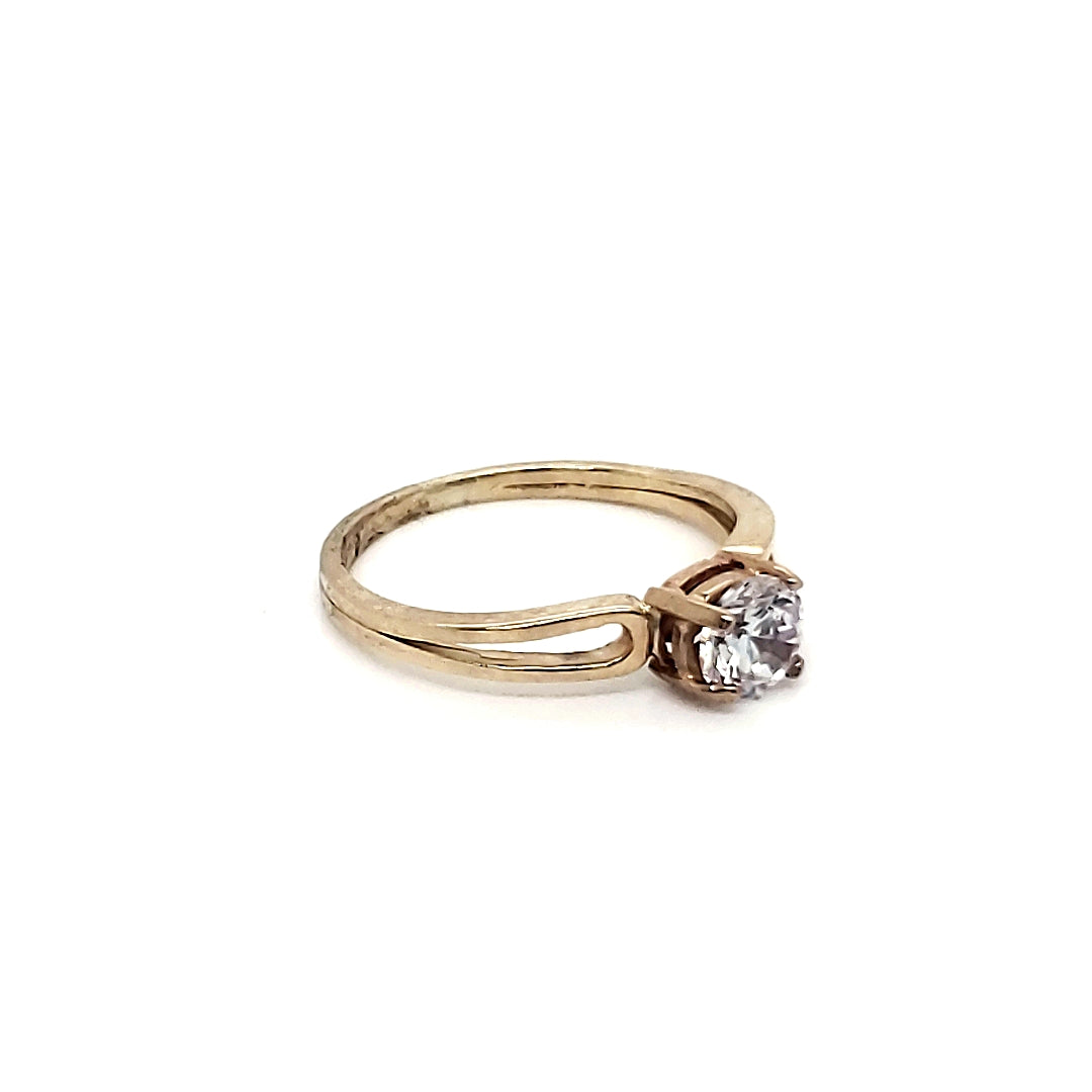 Anillo compromiso Oro 10k #7531