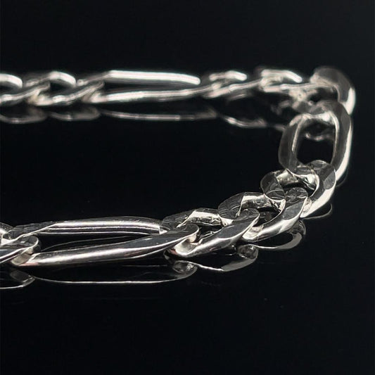 Cadena  Caballero Plata  #8953