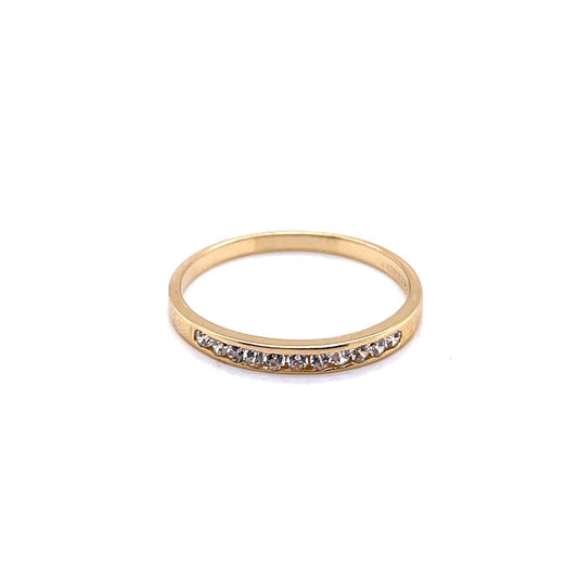 Anillo Oro Dama 10k  #9404