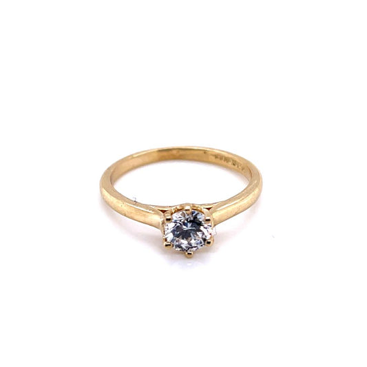 Anillo compromiso Oro 10k #9348