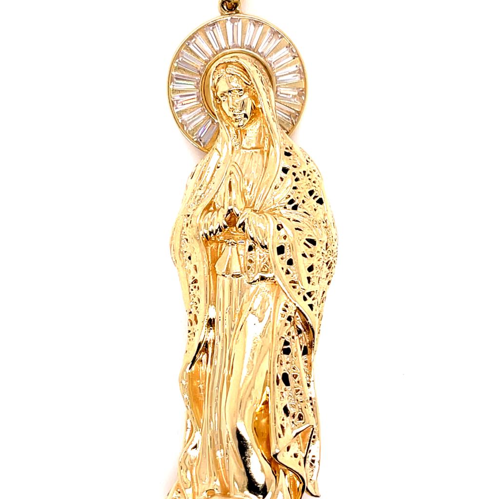 Dije Virgen Oro Amarillo 10k  #9067