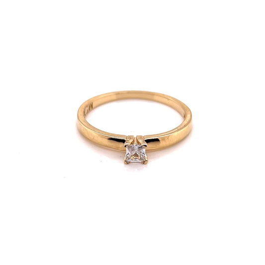 Anillo compromiso Oro 14k #9420