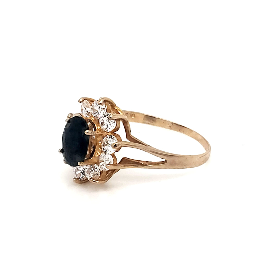 Anillo Oro Dama 10k  #6784